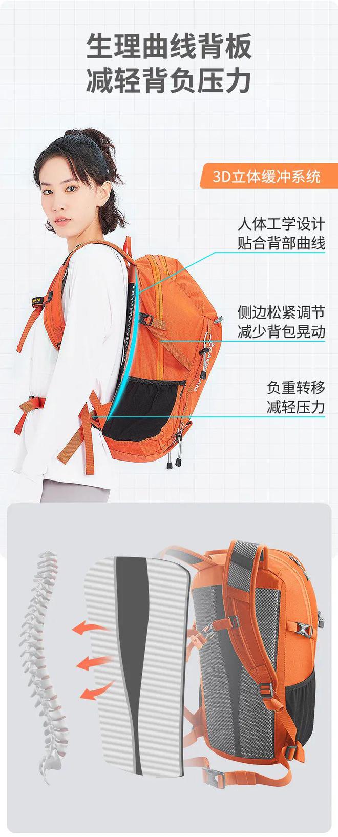 五一限时秒杀199！迈路士户外登山包高品质大容量轻盈舒适久背不累！(图8)