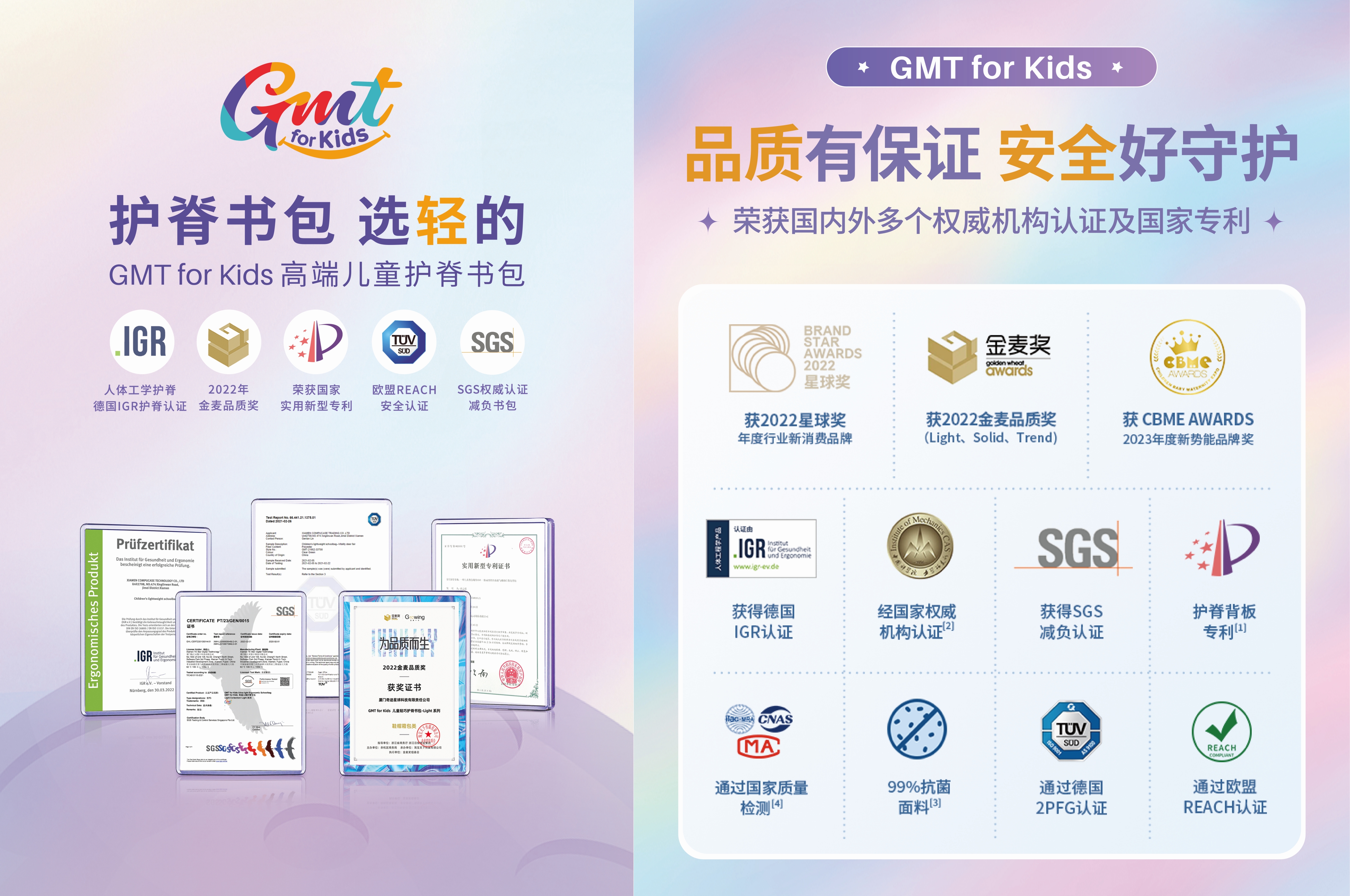 GMTforKids亮相2024上海CBME持续领跑高端儿童护脊书包市场！(图4)