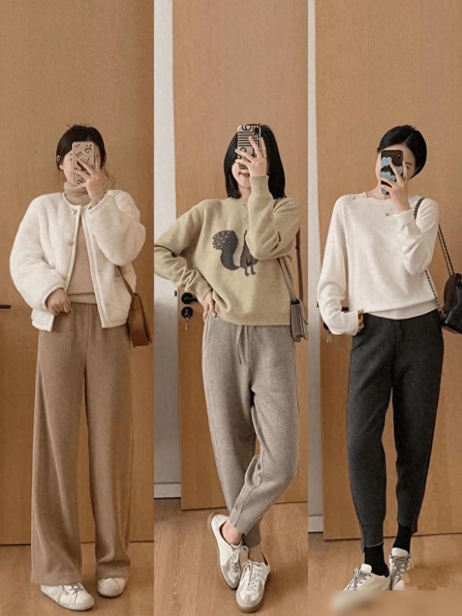 今冬火了一种懒人搭法叫“暖暖裤+运动鞋”保暖舒适又显瘦(图1)