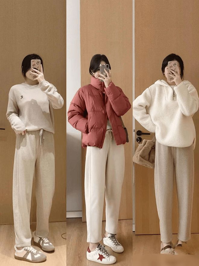 今冬火了一种懒人搭法叫“暖暖裤+运动鞋”保暖舒适又显瘦(图5)