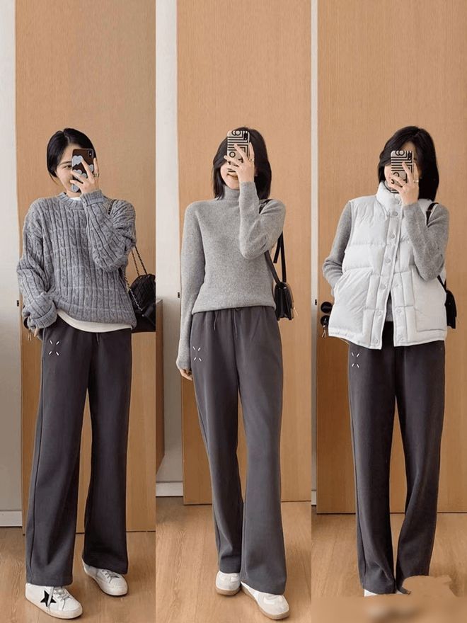 今冬火了一种懒人搭法叫“暖暖裤+运动鞋”保暖舒适又显瘦(图6)