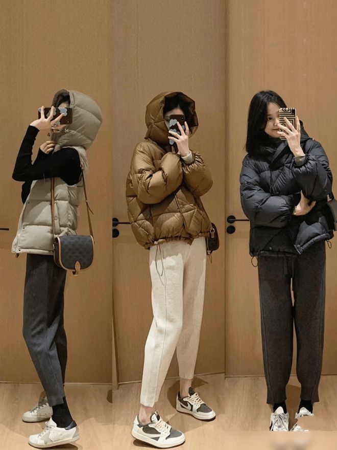 今冬火了一种懒人搭法叫“暖暖裤+运动鞋”保暖舒适又显瘦(图8)