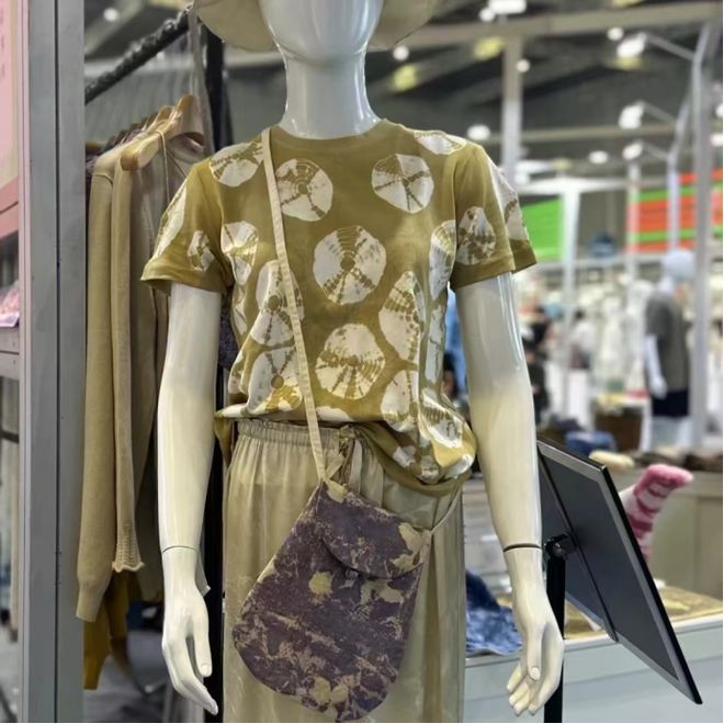 做特色功能生态新材料的引领者美胜生物植物染秋冬面辅料展上圈粉无数(图8)