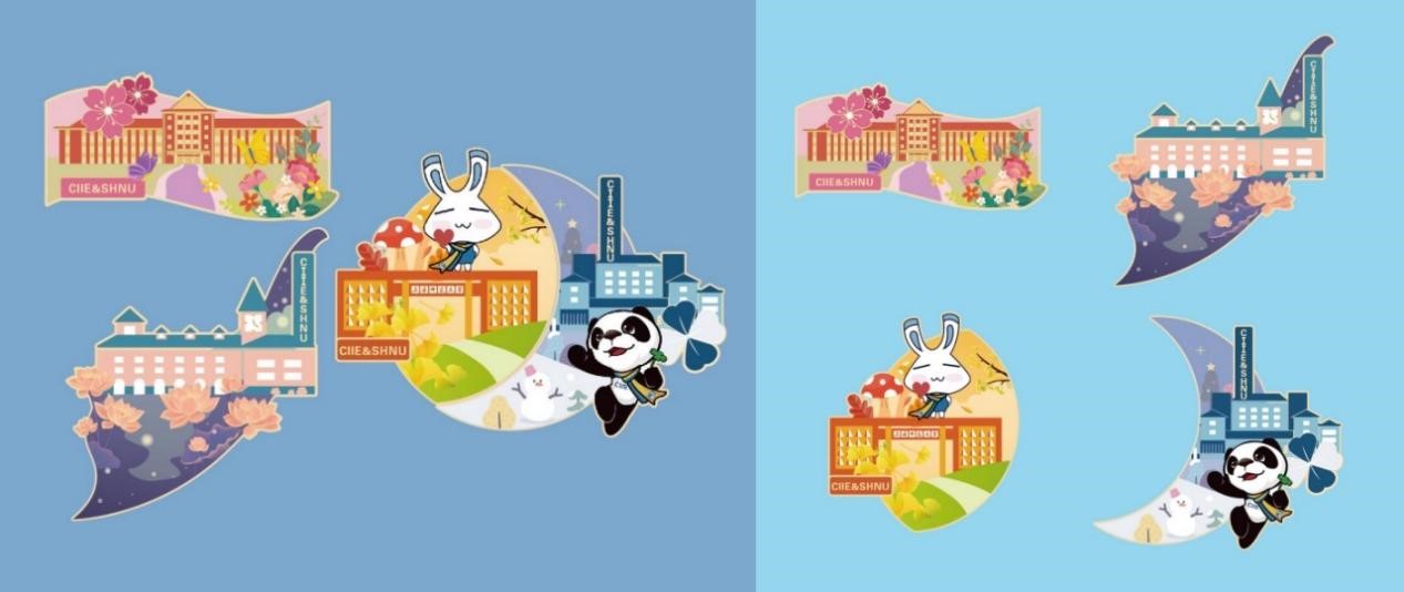 高颜值+美好寓意！第一波高校进博会“小叶子”徽章已悄然“开箱”(图8)