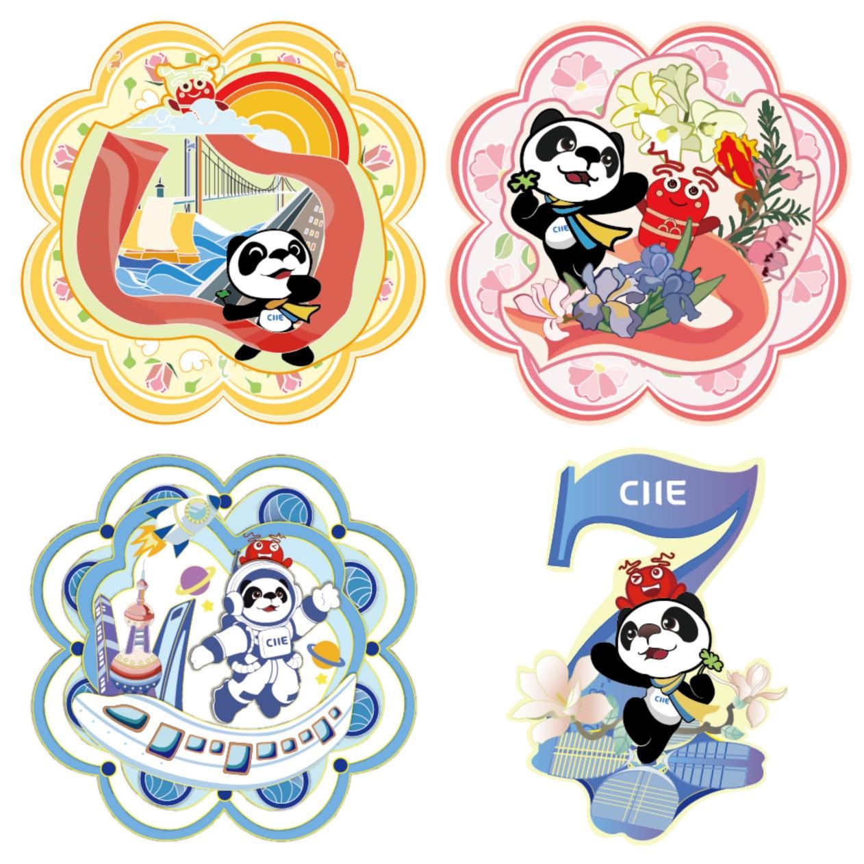 高颜值+美好寓意！第一波高校进博会“小叶子”徽章已悄然“开箱”(图11)