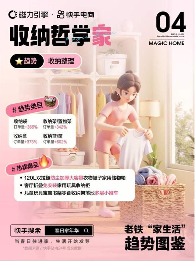 快手电商联合商业化打造“春日家年华”创意家居产品引领品质生活新风尚(图5)