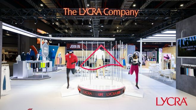 全力以赴共创新程！莱卡公司“开放式共创体验空间”亮相2025Intertextile秋冬面辅料展(图2)