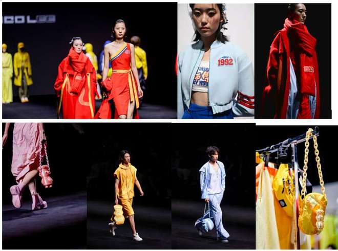 把食品包装变为潮流时装上海时装周吹起“碳中和风”(图1)