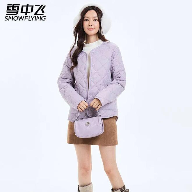 【雪中飞爆款】轻暖绵羊毛外套+绗缝马甲内外两穿防风防水保暖还时尚冬日御寒必备！(图7)