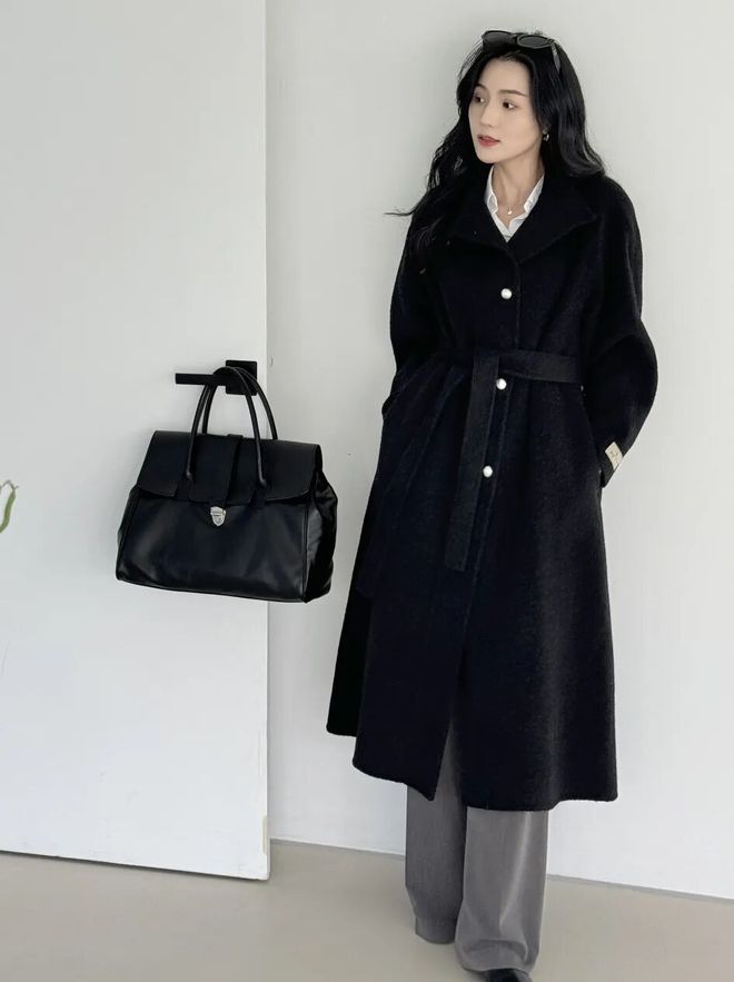 秋冬外套丨韩女超爱的小立领羊毛大衣、赛艇俱乐部冲锋衣、纯羊毛开衫(图5)