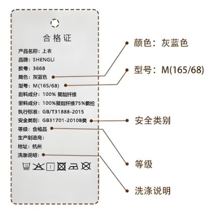 认识服装里的标签丨上海市消保委时尚产业办(图1)
