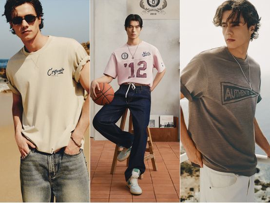 2026男士夏日不粘身T恤衫选购攻略清爽选品不踩雷(图1)